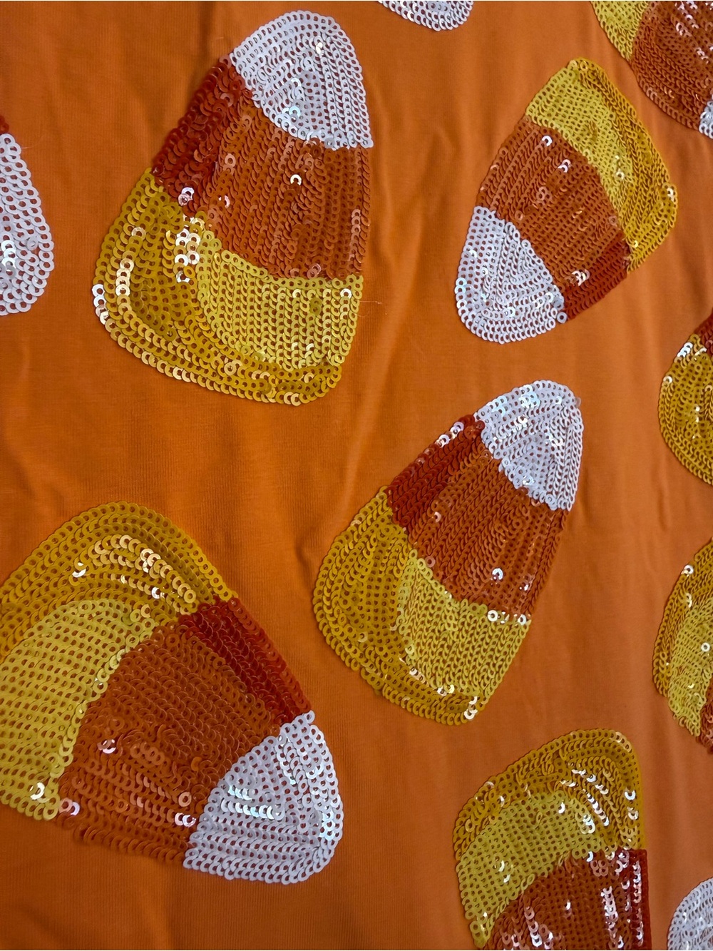 Queen Of Sparkles Candy Corn Tee mini dress medium - Picture 3 of 5